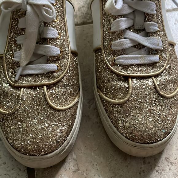 VALENTINO GARAVANI Glitter Flycrew Sneakers - Picture 4 of 16